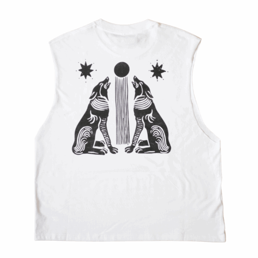 Wolf Cotton Tank - Imagen 2