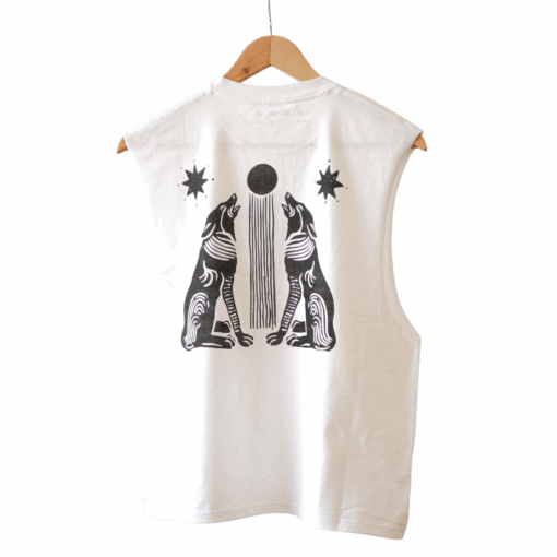 Wolf Cotton Tank - Imagen 4